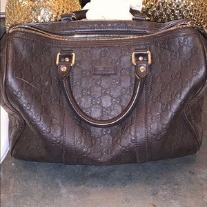 Gucci Top Handle Speedy purse LEATHER : NO Wallet